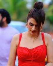 Charming Shraddha Das in a Red Dress Photos 01 Charming Shraddha Das in a Red Dress Photos 01