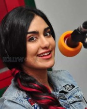Commando  Heroine Adah Sharma At Radio Mirchi  Hyderabad Photos