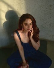 Do Deewane Seher Mein Actress Sandeepa Dhar in a Dark Blue Corset Bustier Top with a Matching Jeans Photos 01
