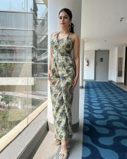 Glam Shraddha Das in a Floral Halter Neck Jumpsuit Photos 04 Glam Shraddha Das in a Floral Halter Neck Jumpsuit Photos 04