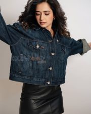 Glamorous Actress Ashika Ranganath in a Dark Denim Jacket and Black Mini Skirt Photos 05 Glamorous Actress Ashika Ranganath in a Dark Denim Jacket and Black Mini Skirt Photos 05