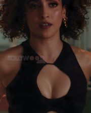 Glamorous Sanya Malhotra in a Cut Out Crop Top and Mini Skirt Pictures 01