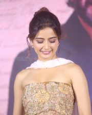 Heroine Ashika Ranganath at Gatha Vaibhavam Pre Release Event Photos 17