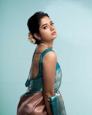 Kannada Actress Ashika Ranganath Saree Photo 01