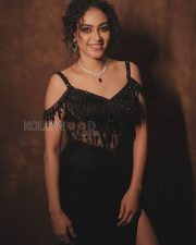 Mesmerizing Actress Sri Rupa Manjari in a Black Beaded Fringe Cold Shoulder Gown Photos 04 Mesmerizing Actress Sri Rupa Manjari in a Black Beaded Fringe Cold Shoulder Gown Photos 04