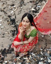 Model Adah Sharma Traditional Indian Costume Photos
