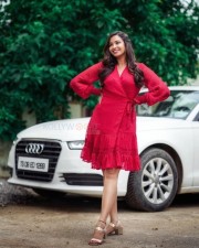 Ravanasura Actress Pujita Ponnada Red Hot Photoshoot Pictures 01