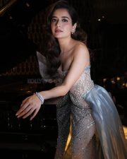 Sandalwood Beauty Ashika Ranganath in a Strapless Metallic Gown Pictures 05 Sandalwood Beauty Ashika Ranganath in a Strapless Metallic Gown Pictures 05