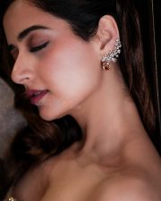 Sandalwood Beauty Ashika Ranganath in a Strapless Metallic Gown Pictures 07