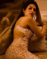 Sexy Actress Shraddha Das in a Glittering Dress Photos 03