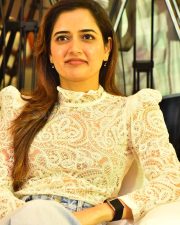 Sizzling Ashika Ranganath at Bhartha Mahasayulaku Wignyapthi Success Celebration Photos 08