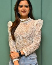 Sizzling Ashika Ranganath at Bhartha Mahasayulaku Wignyapthi Success Celebration Photos 13