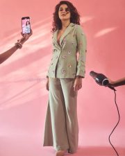 Stylish Shraddha Das in a Beige Blazer and Pants Pictures 02 Stylish Shraddha Das in a Beige Blazer and Pants Pictures 02
