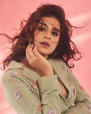 Stylish Shraddha Das in a Beige Blazer and Pants Pictures 04 Stylish Shraddha Das in a Beige Blazer and Pants Pictures 04