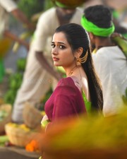 Traditional Beauty Ashika Ranganath in a Beautiful Half Saree Photos 01