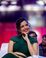 Vivacious Actress Ashika Ranganath in a Dark Green Draped Ruched High Neck Dress Photos 01 Vivacious Actress Ashika Ranganath in a Dark Green Draped Ruched High Neck Dress Photos 01