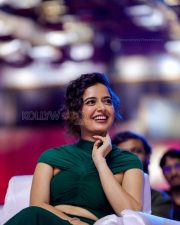 Vivacious Actress Ashika Ranganath in a Dark Green Draped Ruched High Neck Dress Photos 03 Vivacious Actress Ashika Ranganath in a Dark Green Draped Ruched High Neck Dress Photos 03