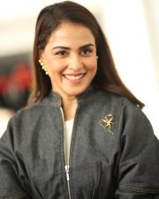 Actress Genelia at Junior Movie Interview Stills 22