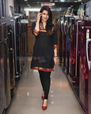 Actress Mannara Chopra At The Launch Of Festive Offers By Bajaj Electronics In Hyderabad Photos 01