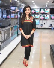 Actress Mannara Chopra At The Launch Of Festive Offers By Bajaj Electronics In Hyderabad Photos 02