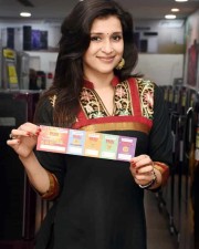 Actress Mannara Chopra At The Launch Of Festive Offers By Bajaj Electronics In Hyderabad Photos 10