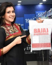 Actress Mannara Chopra At The Launch Of Festive Offers By Bajaj Electronics In Hyderabad Photos 14