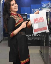 Actress Mannara Chopra At The Launch Of Festive Offers By Bajaj Electronics In Hyderabad Photos 16