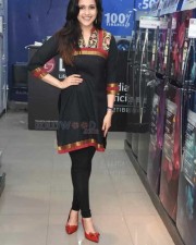 Actress Mannara Chopra At The Launch Of Festive Offers By Bajaj Electronics In Hyderabad Photos 17