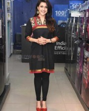 Actress Mannara Chopra At The Launch Of Festive Offers By Bajaj Electronics In Hyderabad Photos 19