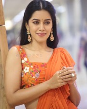 Actress Mirnalini Ravi at Enemy Movie Pre Release Event Pictures 20