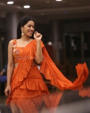 Actress Mirnalini Ravi at Enemy Movie Pre Release Event Pictures 35