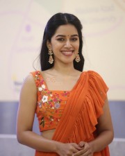 Actress Mirnalini Ravi at Enemy Movie Pre Release Event Pictures 38