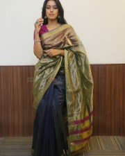Actress Mirnalini Ravi at Maama Mascheendra Pre Release Event Pictures 05