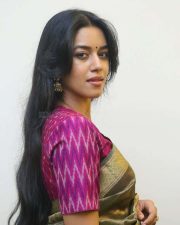 Actress Mirnalini Ravi at Maama Mascheendra Pre Release Event Pictures 08