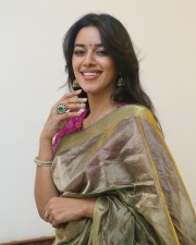 Actress Mirnalini Ravi at Maama Mascheendra Pre Release Event Pictures 14