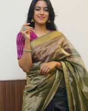 Actress Mirnalini Ravi at Maama Mascheendra Pre Release Event Pictures 21