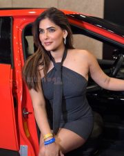 Bold and Beautiful Karishma Sharma in a Black Halter Neck Backless Mini Dress Photos 02 Bold and Beautiful Karishma Sharma in a Black Halter Neck Backless Mini Dress Photos 02