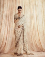 Junior Movie Actress Genelia Deshmukh Saree Photoshoot Stills 04