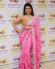 Mannara Chopra Launches Sri Krishna Silks Wedding Collections Photos 10