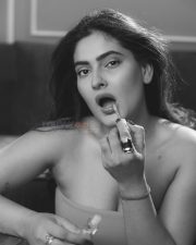 Sexy Karishma Sharma in a Black and White Photos 02