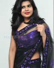Sexy Telugu Actress Alekhya Saree Pictures 03