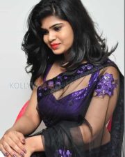 Sexy Telugu Actress Alekhya Saree Pictures 05