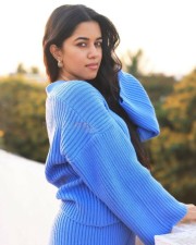Sultry Temptress Mirnalini Ravi in Blue Photos 05