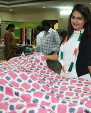 Actress Neha Deshpande At Pochampally Ikat Art Mela Photos 11