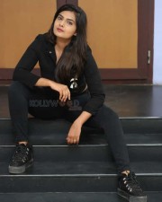 Actress Neha Deshpande Black Dress Photoshoot Photos 13