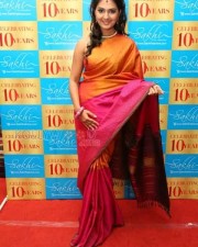 Actress Neha Deshpande In Saree Photos 09