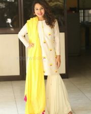 Actress Pooja Ramachandran At Law Love And War Movie Success Celebrations Photos 03