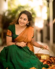 Actress Pooja Ramachandran Traditional Saree Photos 03