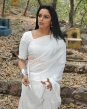 Actress Shweta Menon White Saree Stills 01