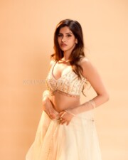 Beautiful Sakshi Malik in a Traditional Embroidered Lehenga Set Photos 02